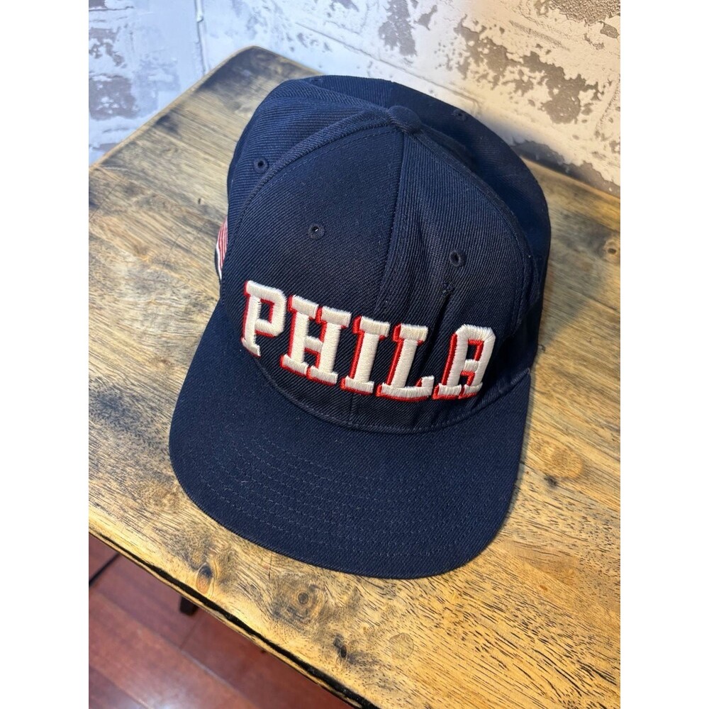Mitchell & Ness Philadelphia Snapback Cap with Flag Patch